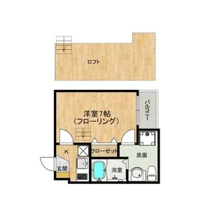 DEN-O【203号室】の間取り