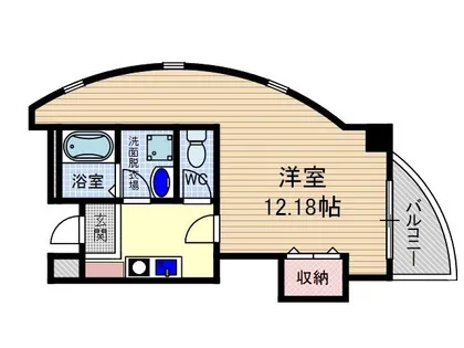 ウイングビュー鮎川【3階】の間取り
