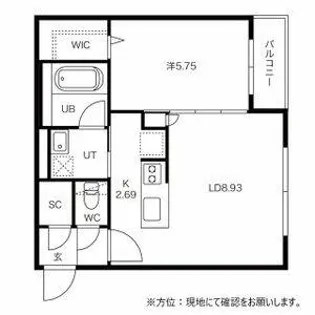 ヴィアラ山の手77【403号室】の間取り