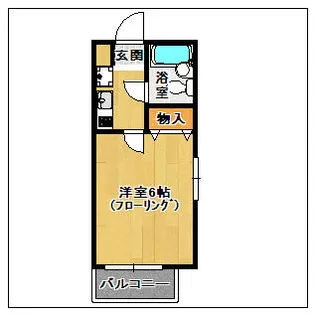 ARK赤坂【701号室】の間取り