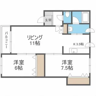 MS坂の下【1階】の間取り