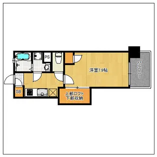 アクタス博多Vタワー【8階】の間取り