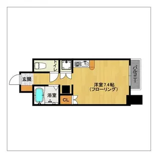 博多祇園エクセル43【5階】の間取り