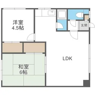 ハイツ雪【2階】の間取り