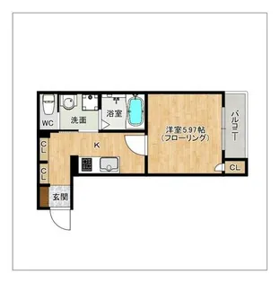 PLATINUM HILLS R【3階】の間取り