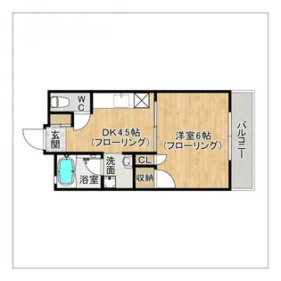 たちばなコーポ【3階】の間取り