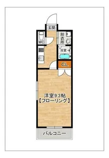 ハニーシャルマン【1階】の間取り