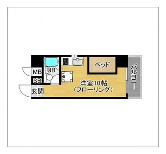 ロマネスク箱崎【605号室】の間取り