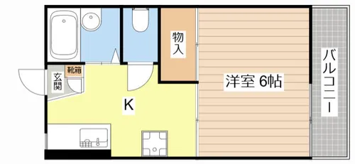 レークサイド尾本【2階】の間取り