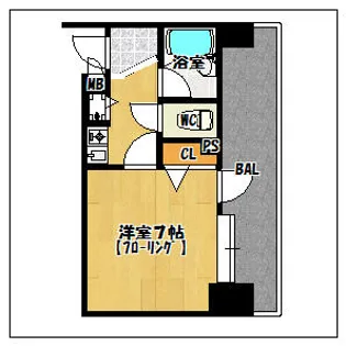 ピュアドームエスタシオ高宮【905号室】の間取り