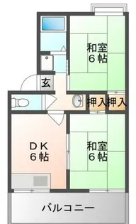 ハイツN【1階】の間取り