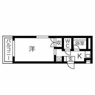 アヴェニュー高畑【301号室】の間取り