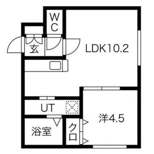 リヴェール澄川【3階】の間取り