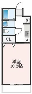 GRECALE忠岡【203号室】の間取り