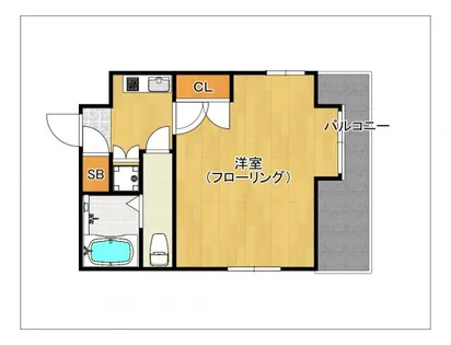 サヴォイレジェント【610号室】の間取り