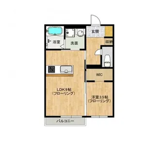 ミオーナ板付【2階】の間取り