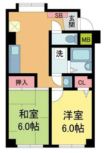イースガーデン【1階】の間取り