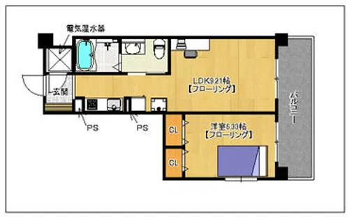 フェルト627【11階】の間取り