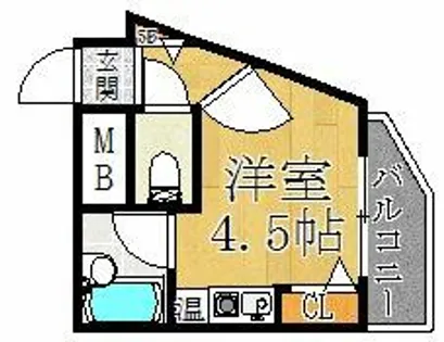 東大阪レヂデンス【5階】の間取り