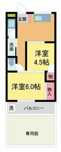 ナカムラニューハイツ【1階】の間取り