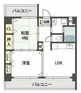 グローリーヨシダ【3階】の間取り