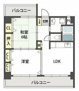 グローリーヨシダ【3階】の間取り