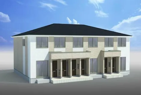 木曽川町門間字東大坪 新築アパートA棟【2階】の外観