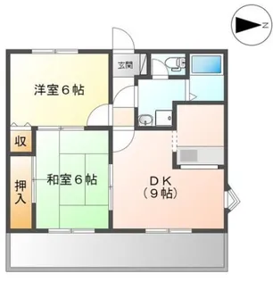 サンクレスト【2階】の間取り