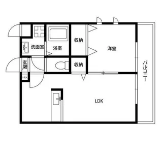 ニューアムール クラニア【2階】の間取り