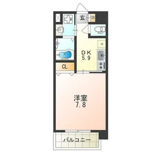 大阪府大阪市西淀川区姫里1丁目【マンション】の間取り