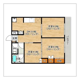 第2作賑ビル【5階】の間取り