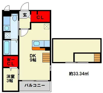 Clair N【2階】の間取り
