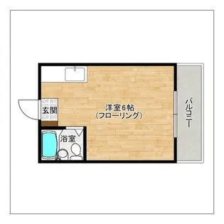 ルミエール井尻【202号室】の間取り