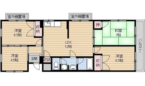 ゼンコウコーポラス6【303号室】の間取り
