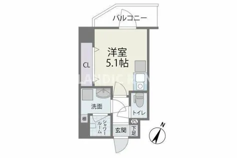MODERN PALAZZO 博多vicino【3階】の間取り