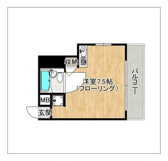 ロフテール南福岡【305号室】の間取り