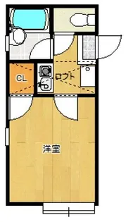 エスポアール花畑【102号室】の間取り