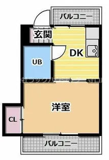 ミツヤマンション【3階】の間取り