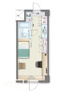 アルファコンフォート大手前【401号室】の間取り