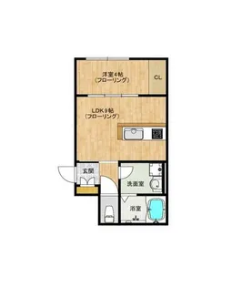 ミオーナ板付【1階】の間取り