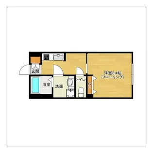 サントピア春日【102号室】の間取り