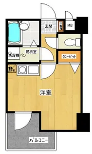 フレックス博多Ⅴ【402号室】の間取り