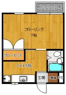 ハイム大池【104号室】の間取り