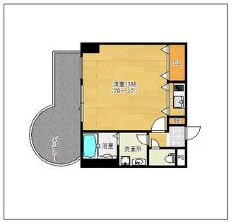 モアフィールド天神南【3階】の間取り