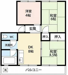 穂高ハイツ【203号室】の間取り