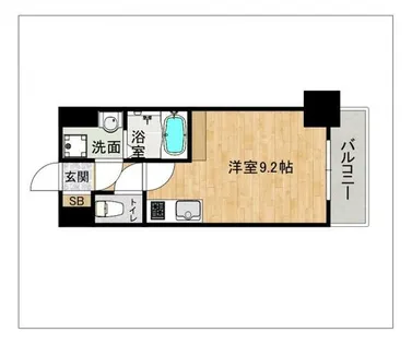 アンルミネ香椎【803号室】の間取り