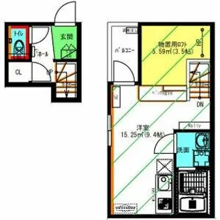 Foresta(フォレスタ)【202号室】の間取り