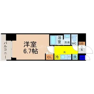 プレサンス葵デュリス【3階】の間取り