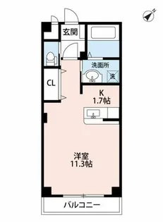 グラソル逢妻【2階】の間取り