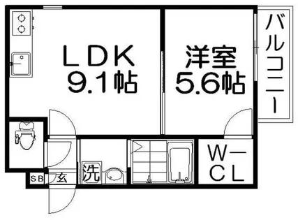 フジパレス寝屋川【2階】の間取り